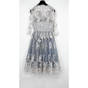 CHI CHI LONDON Off-the-shoulder Lace Fit &flare Cocktail Wedding Dress